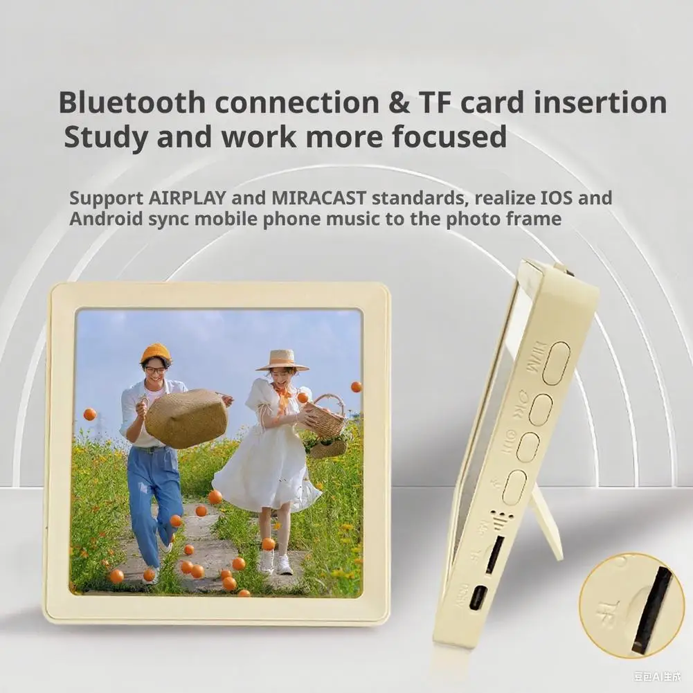 Music Fridge Magnet With Photos Music Frame Bluetooth Speaker Personalized Music Refrigerator Magnets For Fridge Play Song