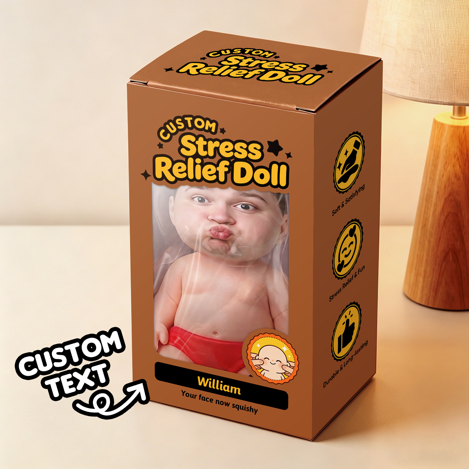 Window Box for Stress Relief Doll - 