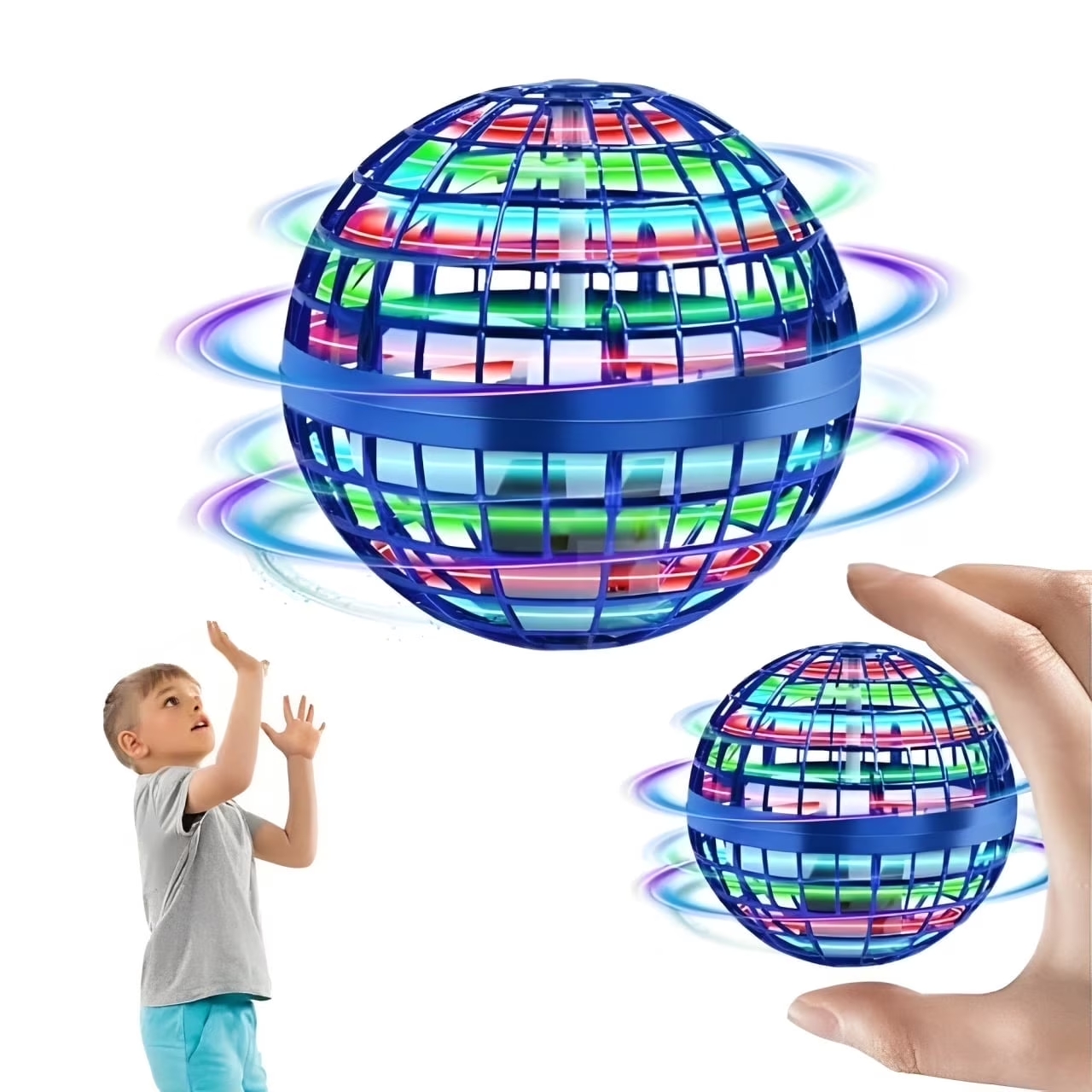 Flying Orb Ball Toy Galaxy Cosmic Fly Ball Magic Hand Controlled Mini Galactic Hover Ball Cosmic Globe Cool Outdoor Toy - 