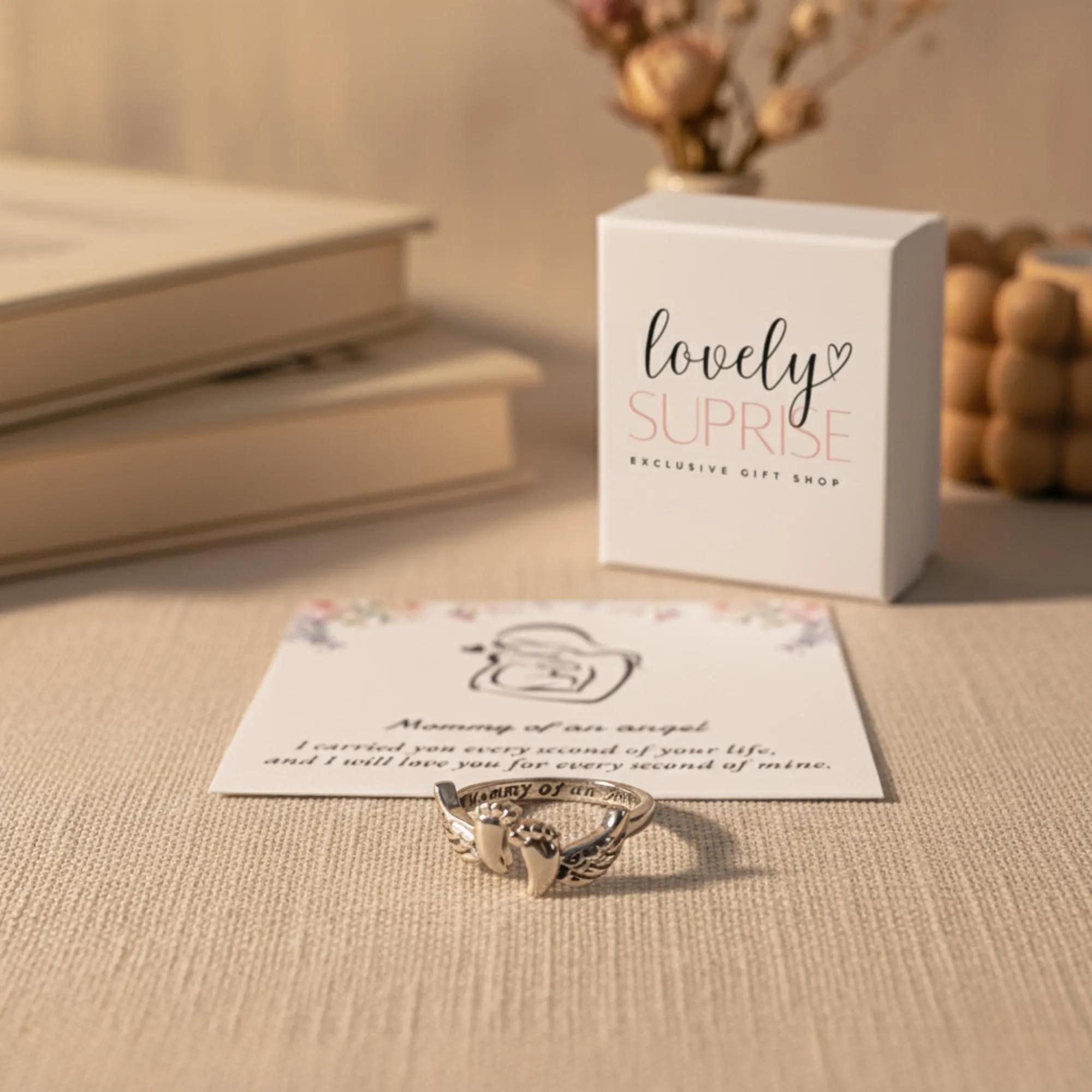 Loss Mommy of an Angel Memorial Jewelry - Sympathy Gift for Women Mother Mom