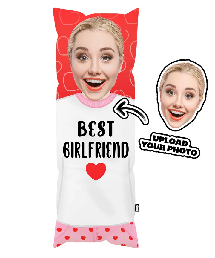 Custom Cuddle Body Pillow Best Girlfriend & Boyfriend Gift for Couples - MiniMePillowAU