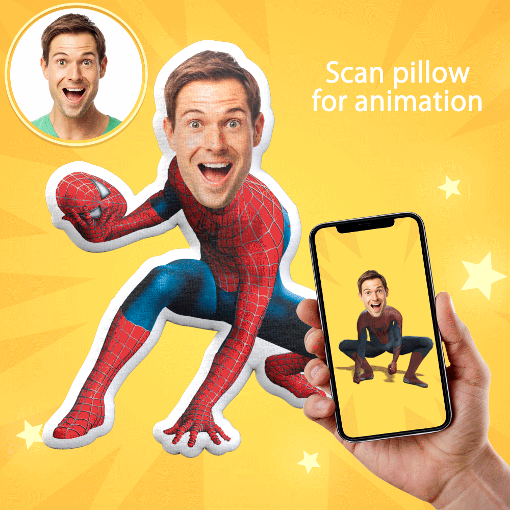 Custom Body Pillow Minime Doll Personalized Spiderman Pillow Who Took