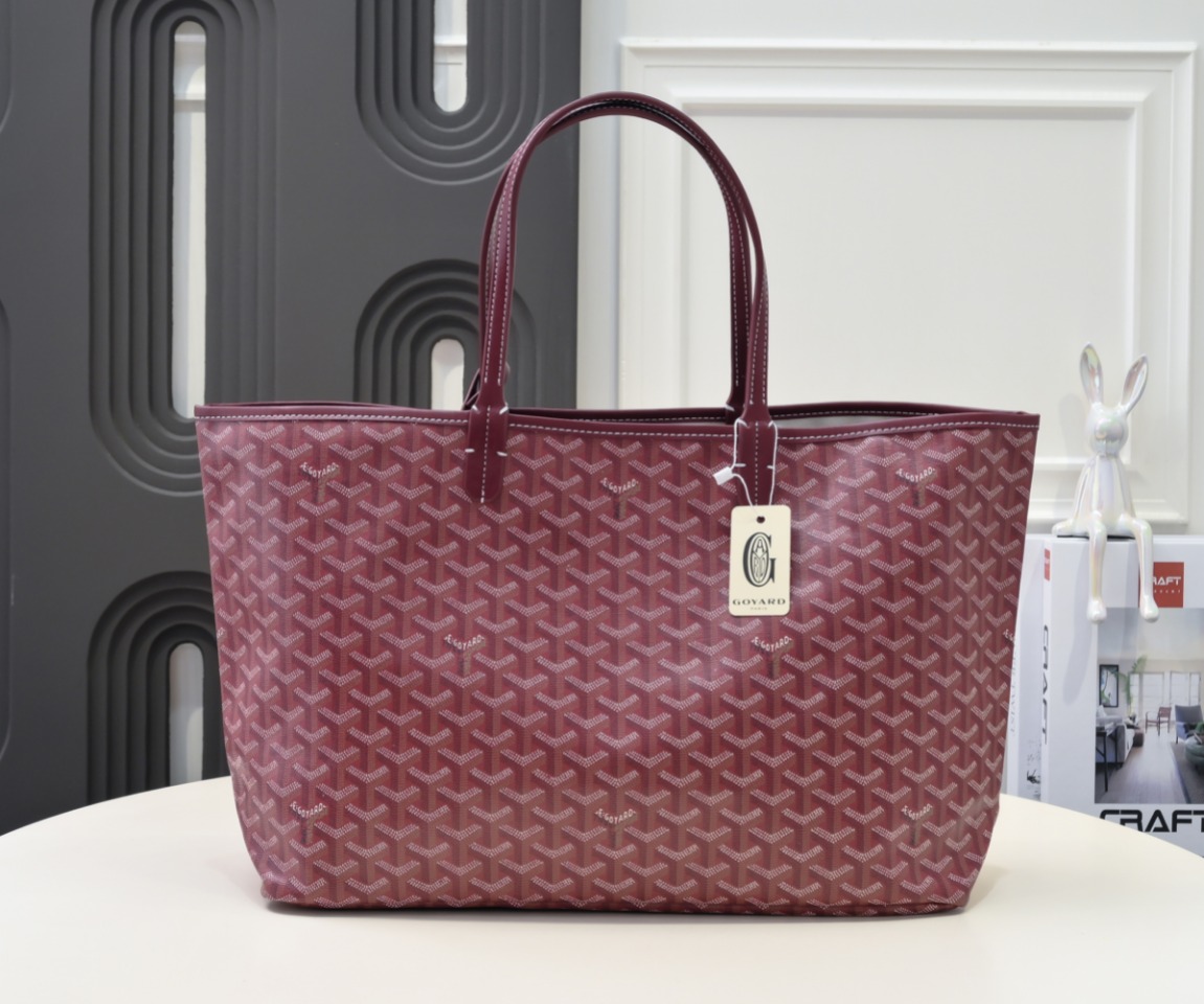 GOYARD ゴヤール サンルイ PM トートバッグ 赤