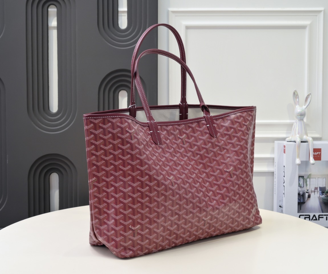 GOYARD ゴヤール サンルイ PM トートバッグ 赤