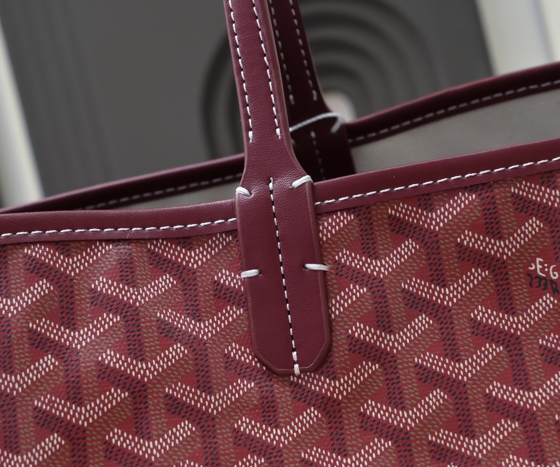 GOYARD ゴヤール サンルイ PM トートバッグ 赤