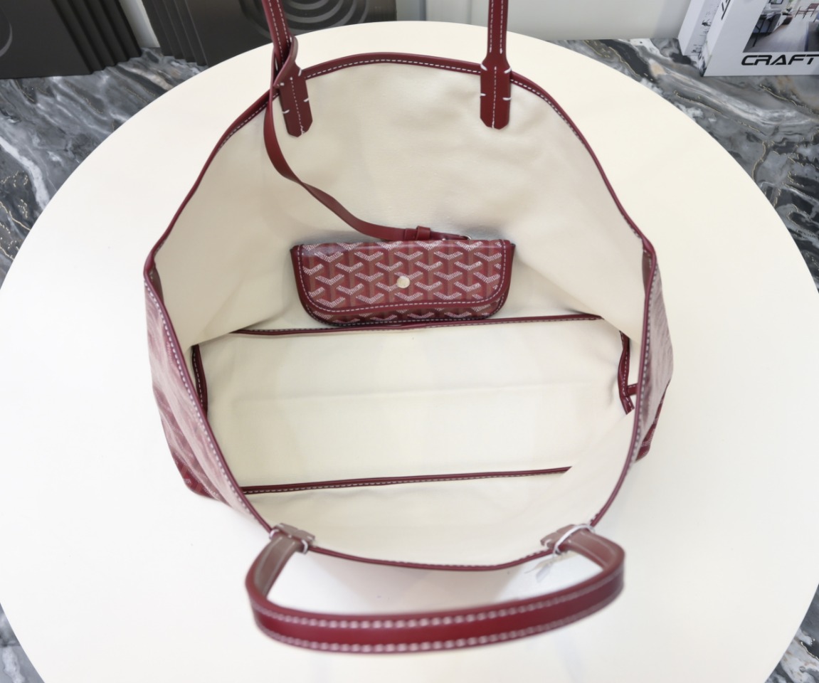 GOYARD ゴヤール サンルイ PM トートバッグ 赤