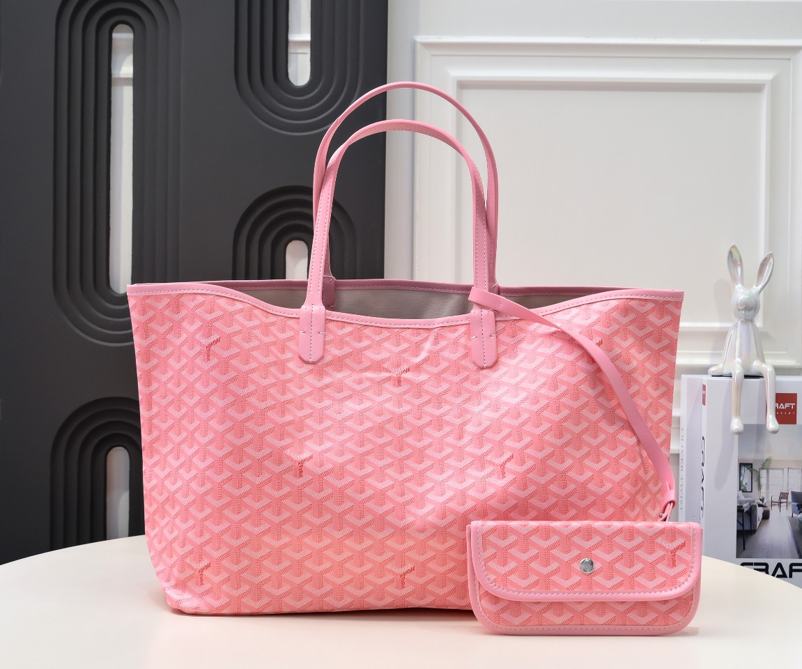 ゴヤール　トートバッグサンルイPM 限定色ピンク-*-*-*