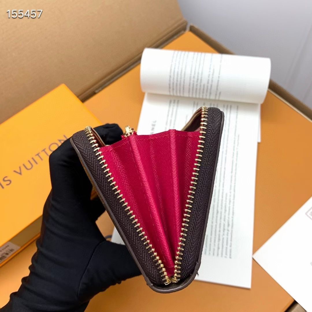 ルイ・ヴィトン ポルトフォイユ・クレマンス モノグラム ラウンドファスナー長財布