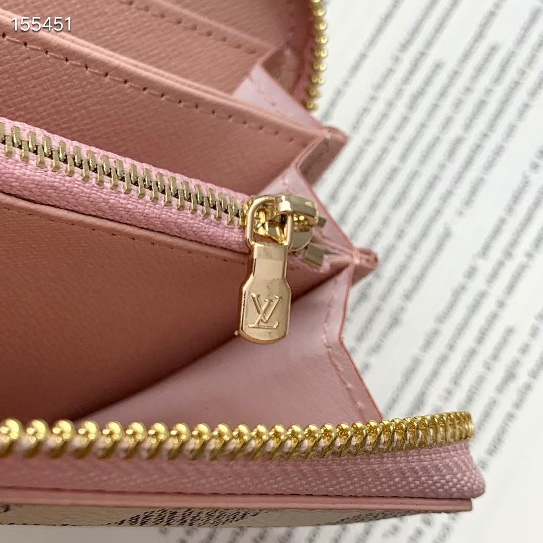 ルイ・ヴィトン ポルトフォイユ・クレマンス ダミエ・アズール ラウンドファスナー長財布