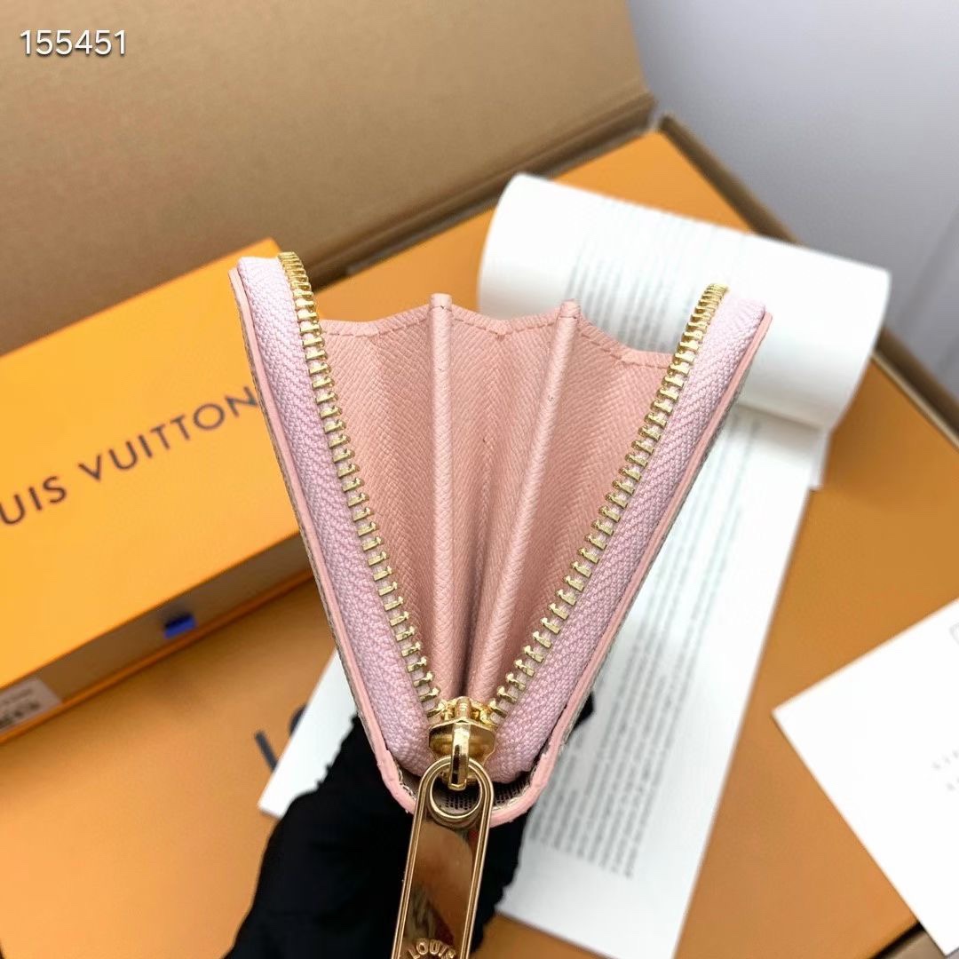 ルイ・ヴィトン ポルトフォイユ・クレマンス ダミエ・アズール ラウンドファスナー長財布