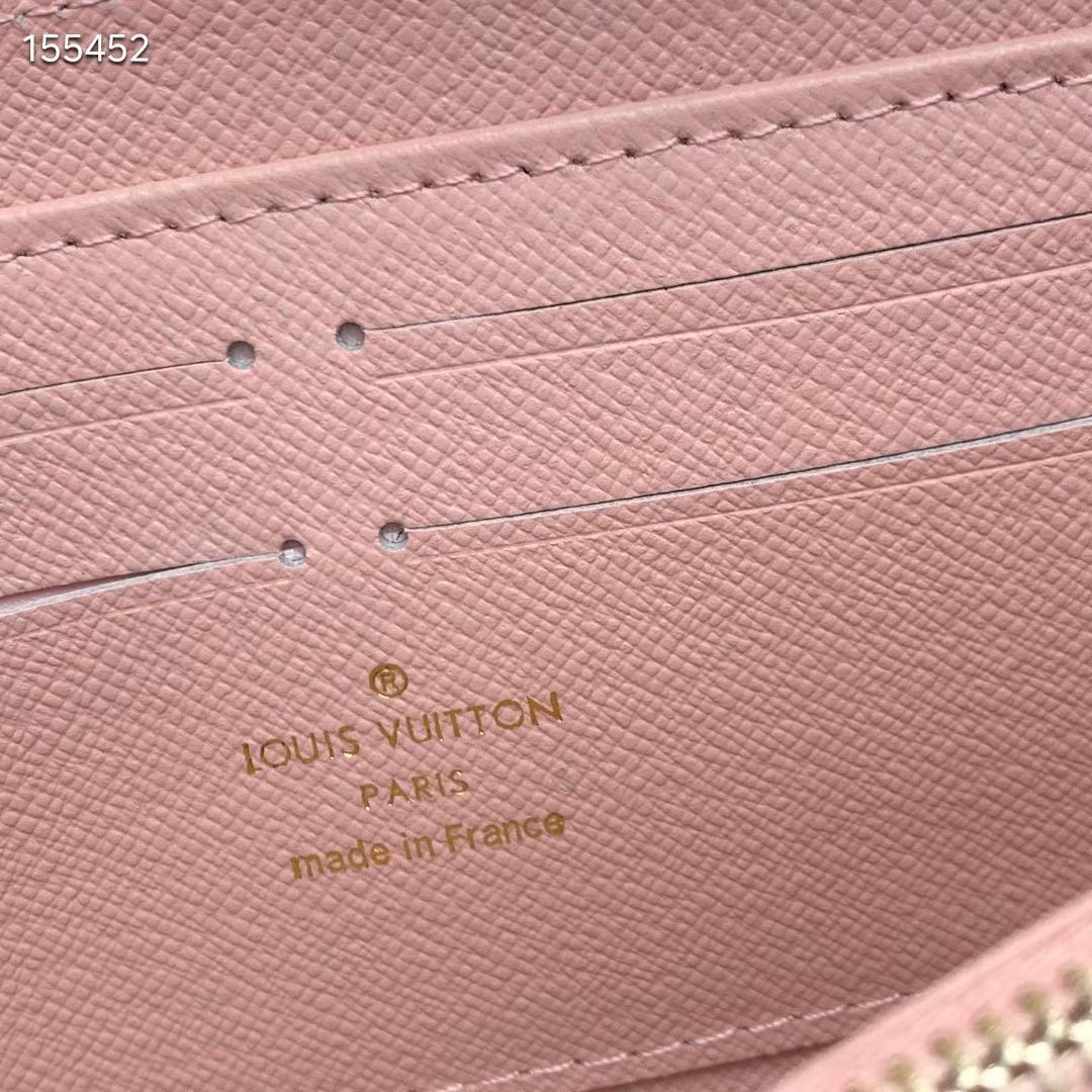 ルイ・ヴィトン ポルトフォイユ・クレマンス ダミエ・エベヌ ラウンドファスナー長財布