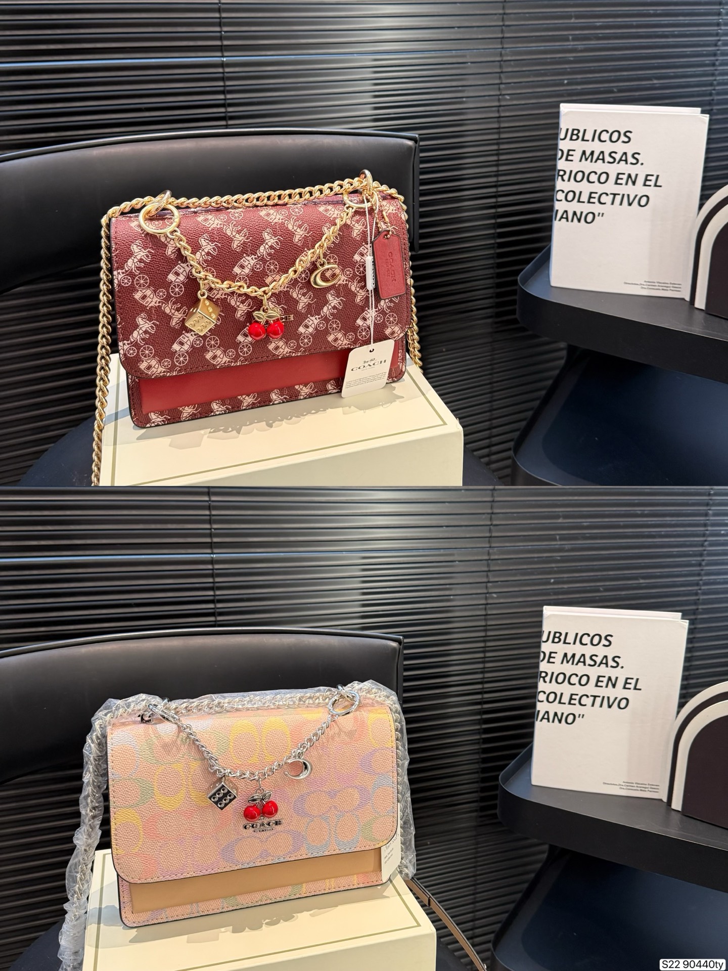 大人気 COACH Tabby 新作✨ チェリーチャームが愛らしいオーガンバッグ！柔らかレザーで持ち心地抜群、マルチ収納で超便利💖