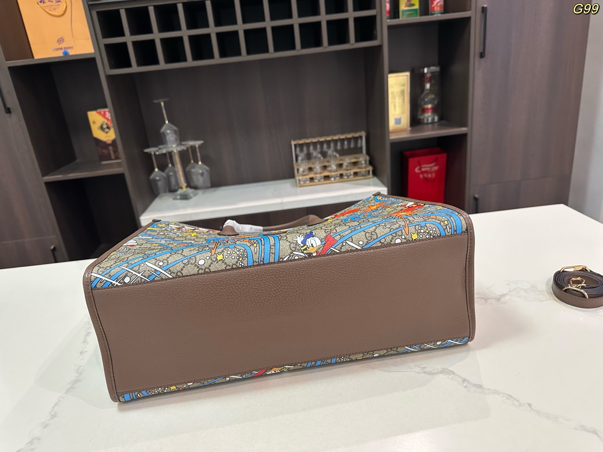 Gucci トートバッグ 42*33cm 新色復古デザイン 万能百搭 大容量ハンドバッグ