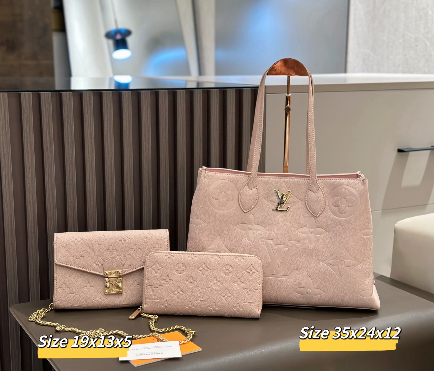 最新の人気スタイリッシュ3点セットバッグ