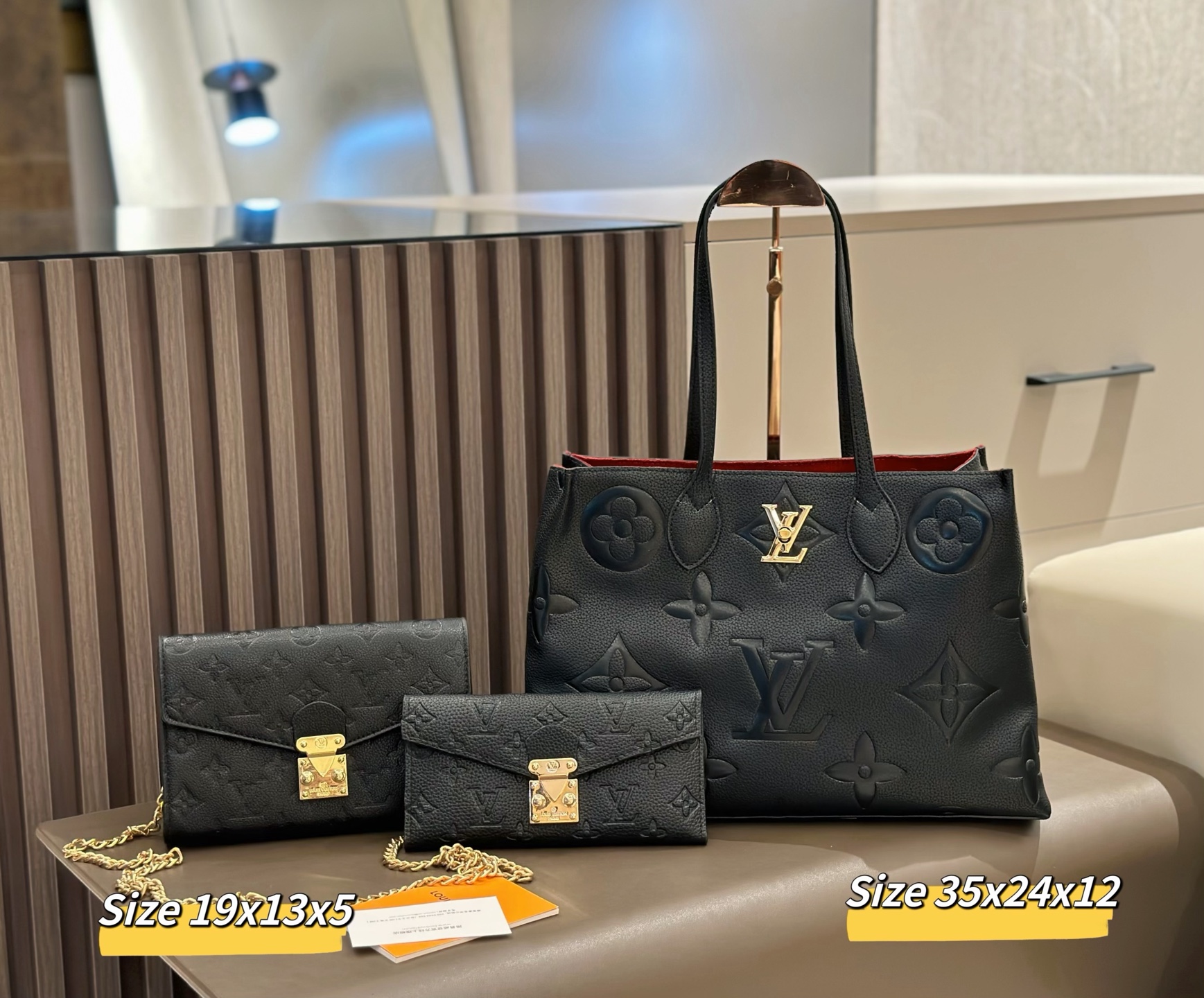 最新の人気スタイリッシュ3点セットバッグ