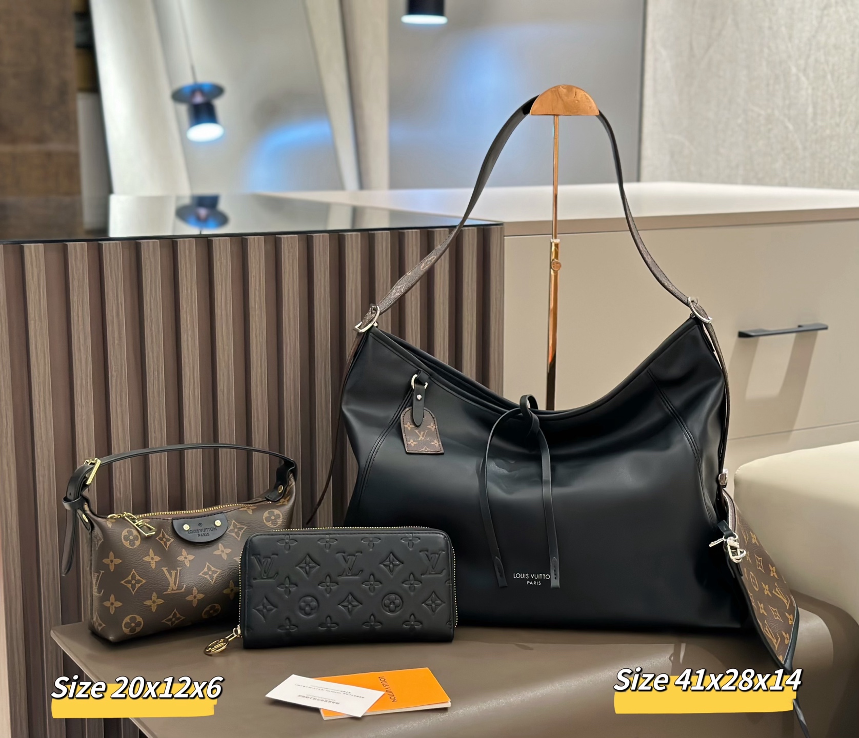 最新の人気スタイリッシュ3点セットバッグ