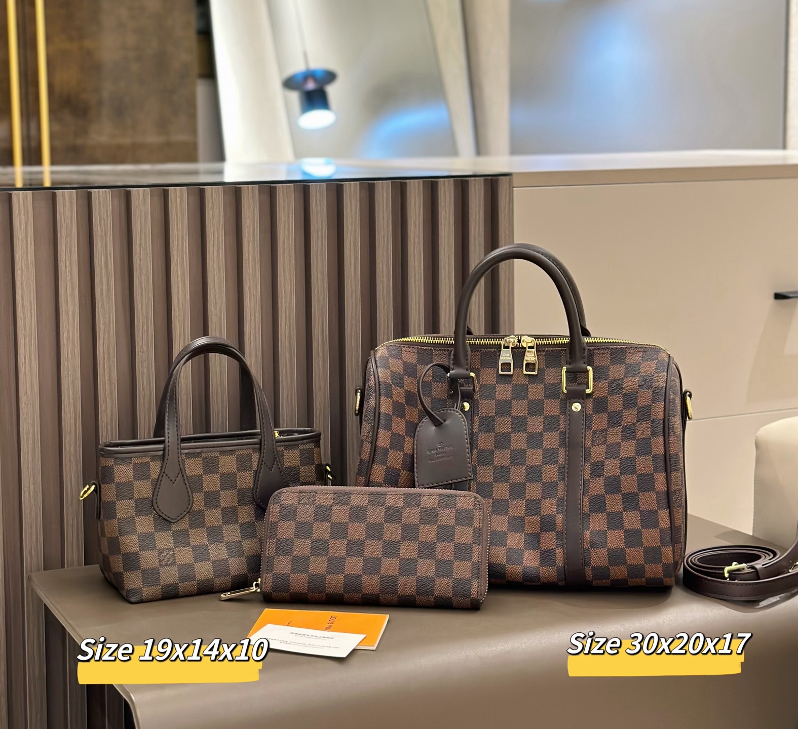 最新の人気スタイリッシュ3点セットバッグ