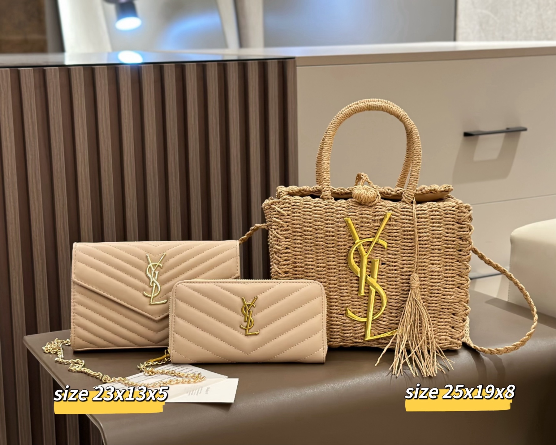 2026SS 人気草編レザー 3 点セット ✨ 夏の定番、自然な風合いと高級感を両立 ✨