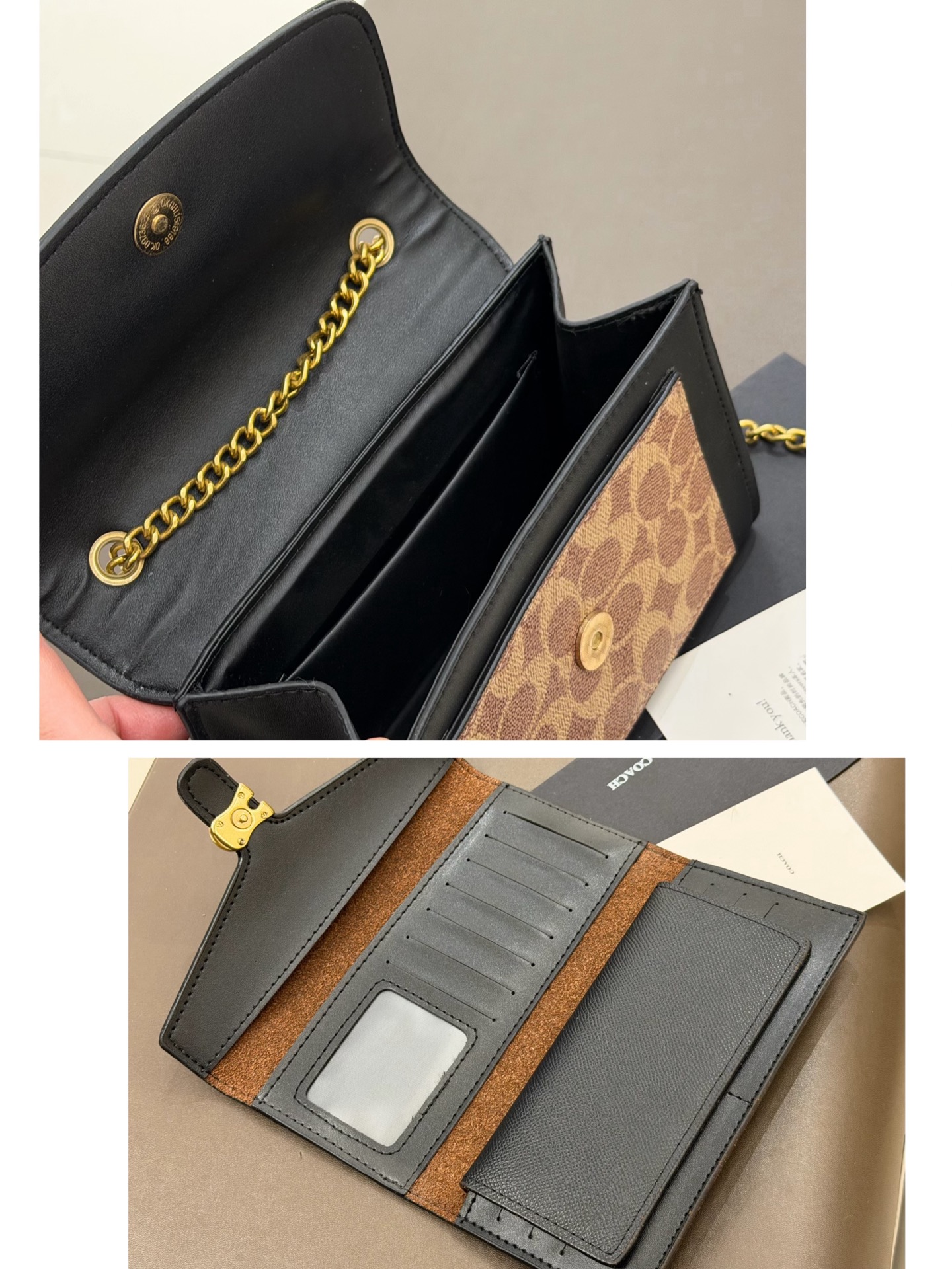 COACH ブラックゴールドコレクション 3 点セット