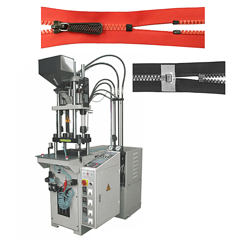 QLQ-SDIM-1 Semi-automatic Plastic Zipper Closed-end and Open-end Injection machine for zipper with/without slider