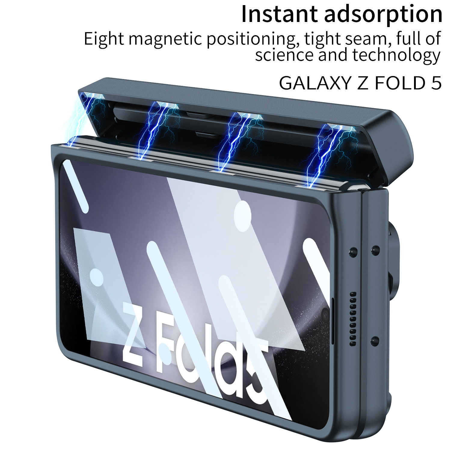 เหมาะสำหรับ Samsung Z Fold5/4/3 วงเล็บแหวน PUSH หน้าต่างเลนส์เคสโทรศัพท์