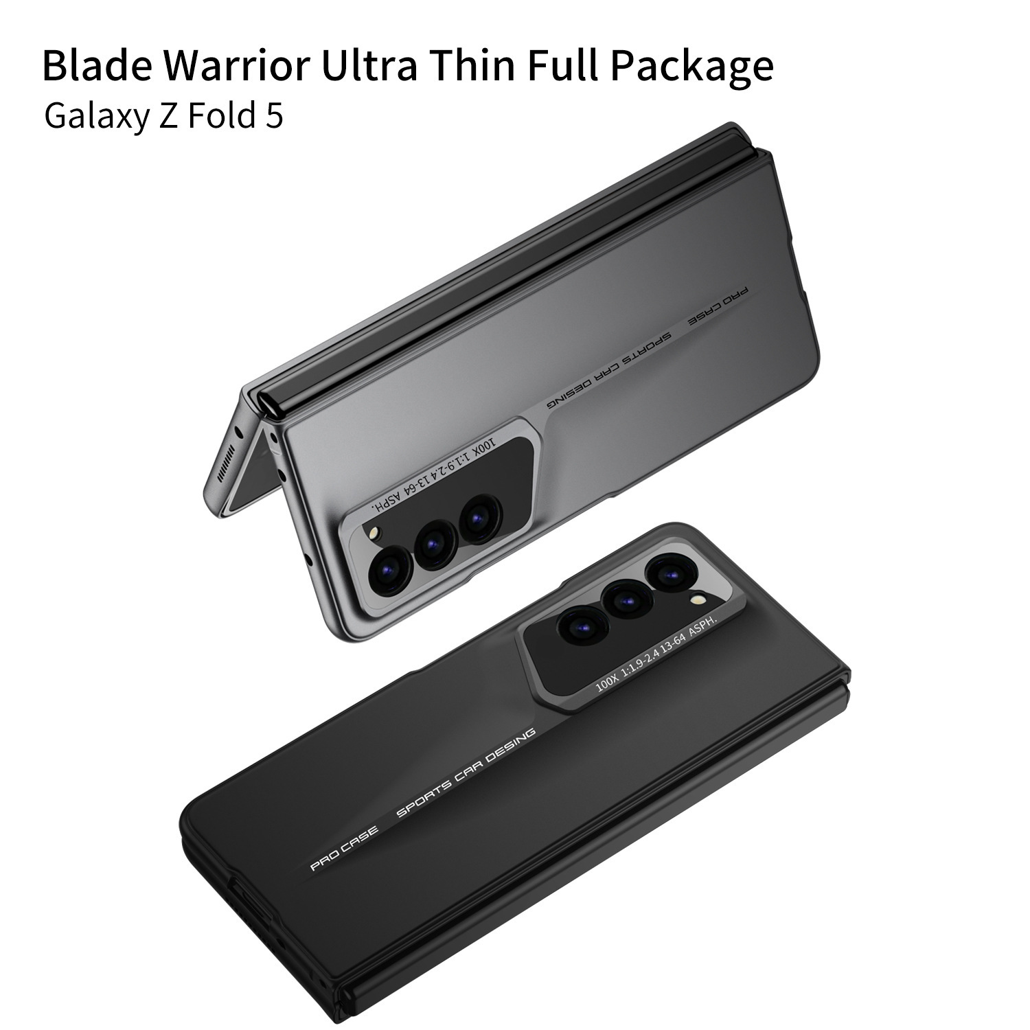 เหมาะสำหรับ Samsung Galaxy Z Fold5/4/3 Creative Porsche Blade เคสโทรศัพท์แบบรวมทุกอย่าง