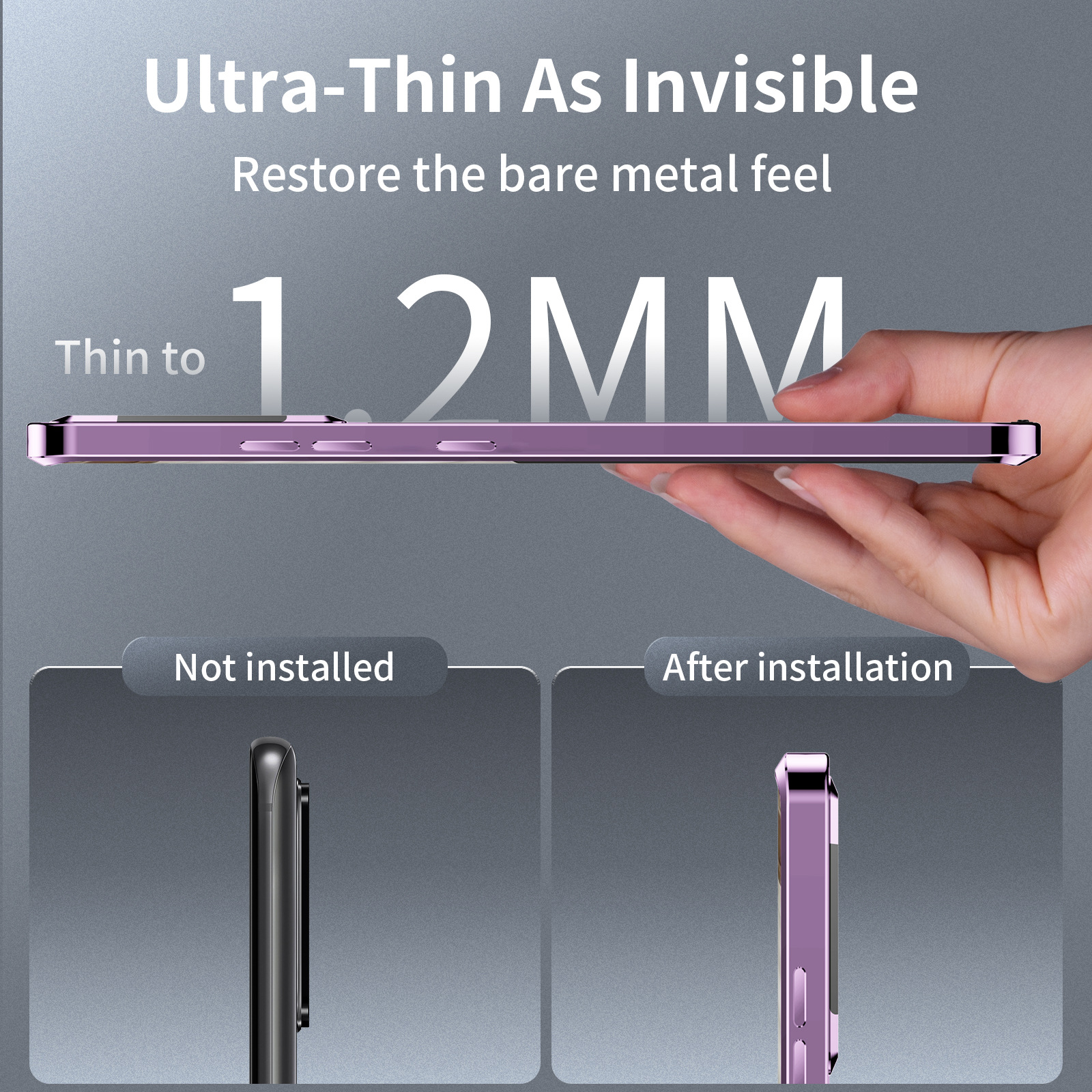 เคสป้องกันการตกกระแทกแบบแม่เหล็กพร้อมกรอบโลหะสำหรับ Samsung S series