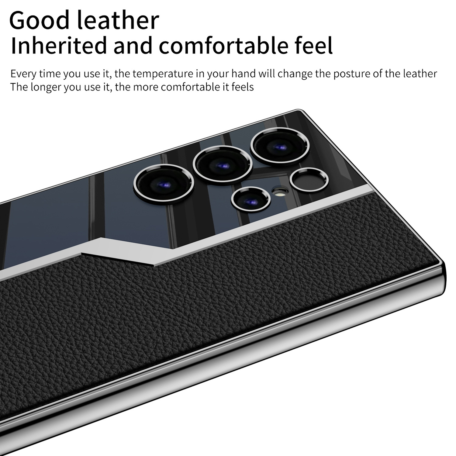 สำหรับ Samsung S Series Electroplating กรณีโทรศัพท์หนังธรรมดา