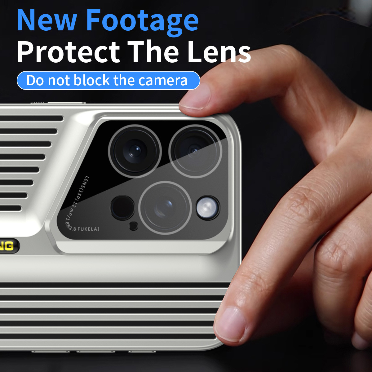 เหมาะสำหรับเคสโทรศัพท์ระบายความร้อนใบมีดบางเฉียบของ iPhone