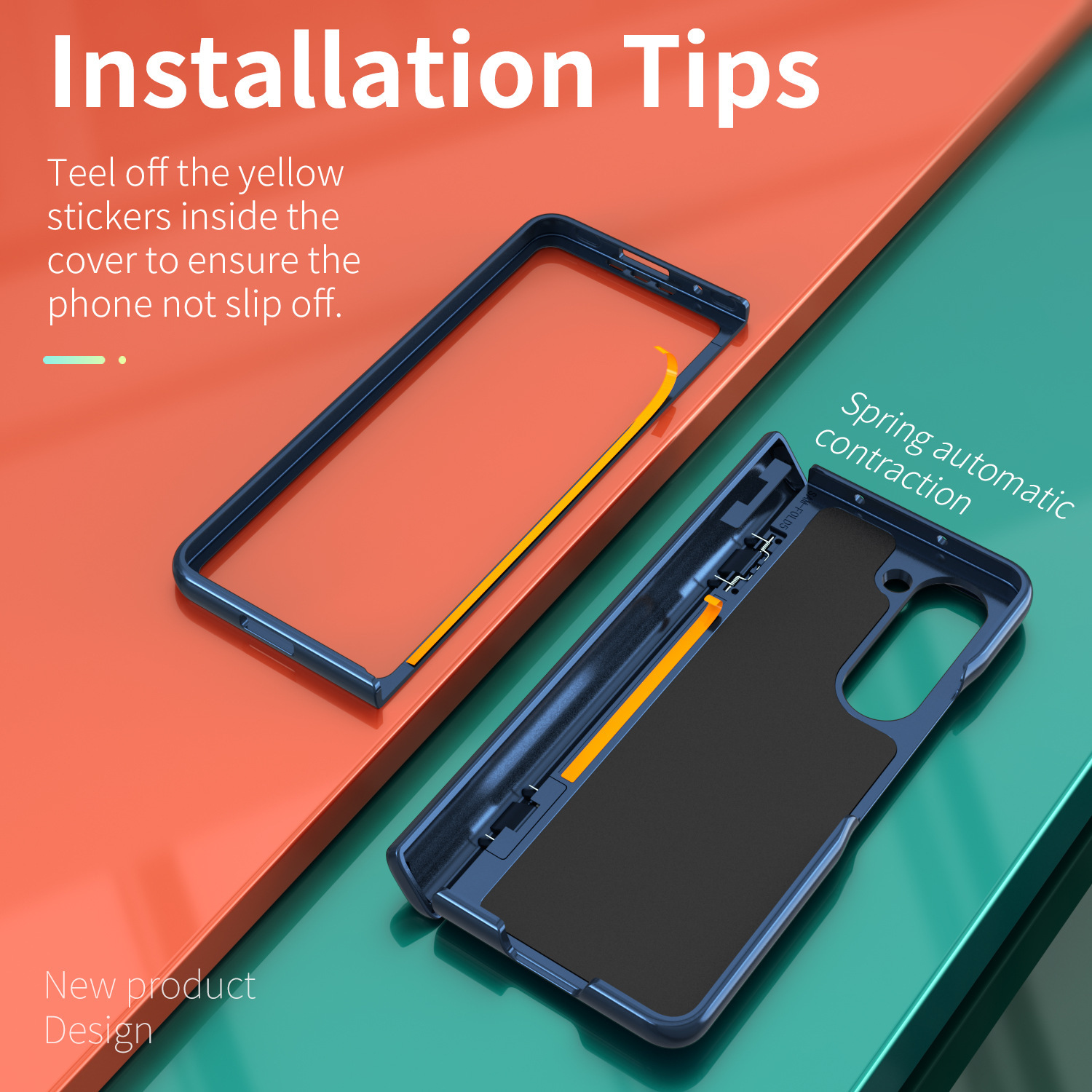 เหมาะสำหรับ Samsung Z Fold6/5/4/3 แหวนเล็บคมใหม่หน้าต่างบานเลื่อนเลนส์ป้องกันเคส