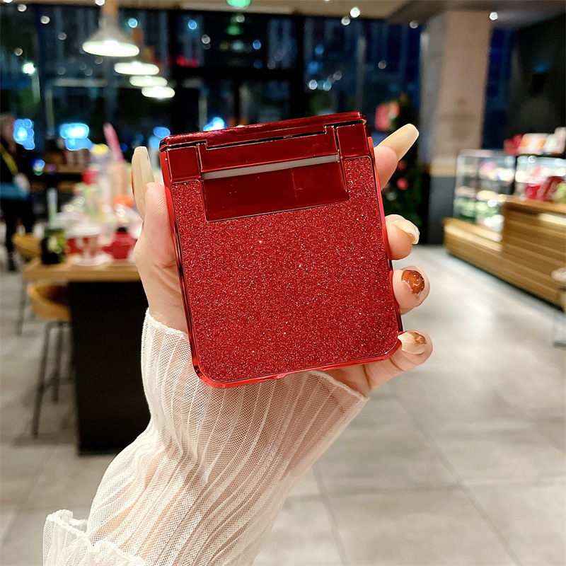 สำหรับ Samsung Z Flip5/4/3 กรณีโทรศัพท์บานพับเพชรหรูหรา