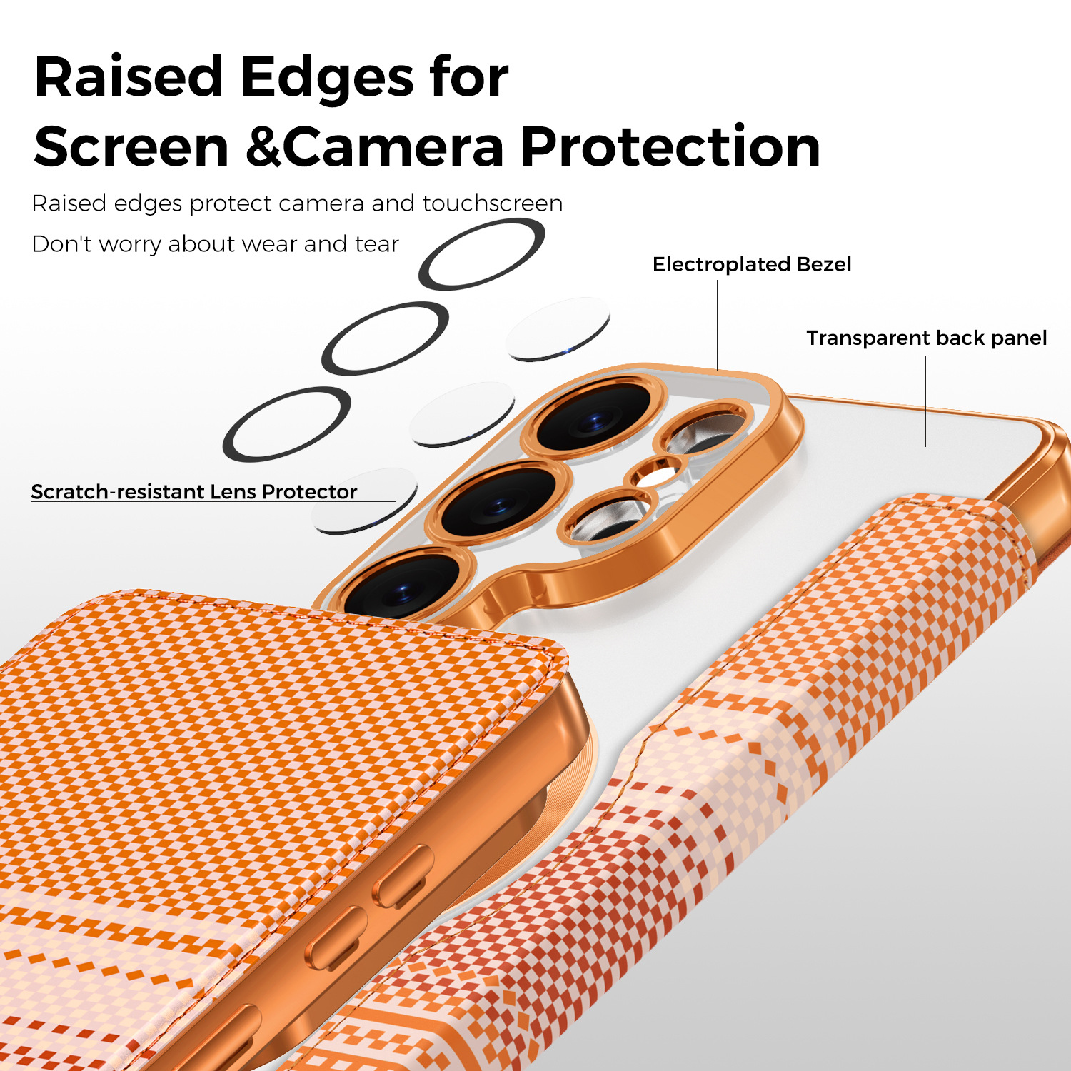 ใช้ได้กับเคสแม่เหล็กแบบฝาพับ Samsung S series รุ่นใหม่ทั้งหมดที่มีช่องใส่บัตร