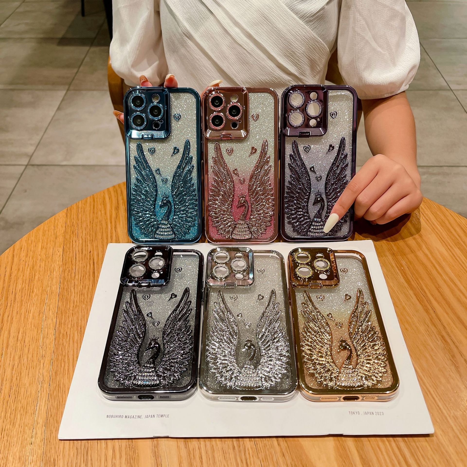 สำหรับ iPhone Luxury Case พร้อมขาตั้งเลนส์