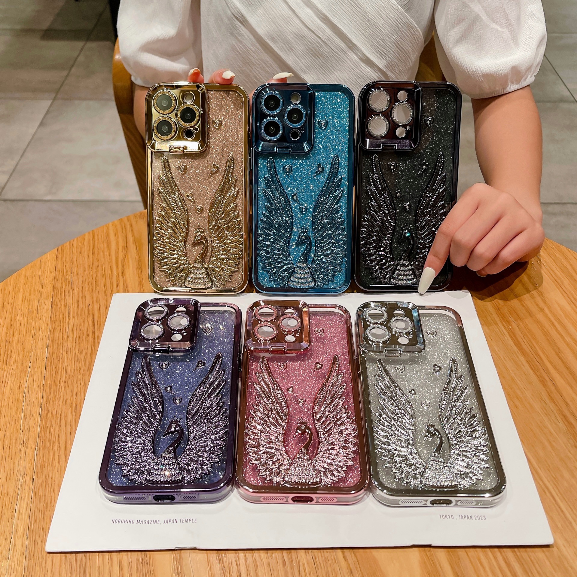สำหรับ iPhone Luxury Case พร้อมขาตั้งเลนส์
