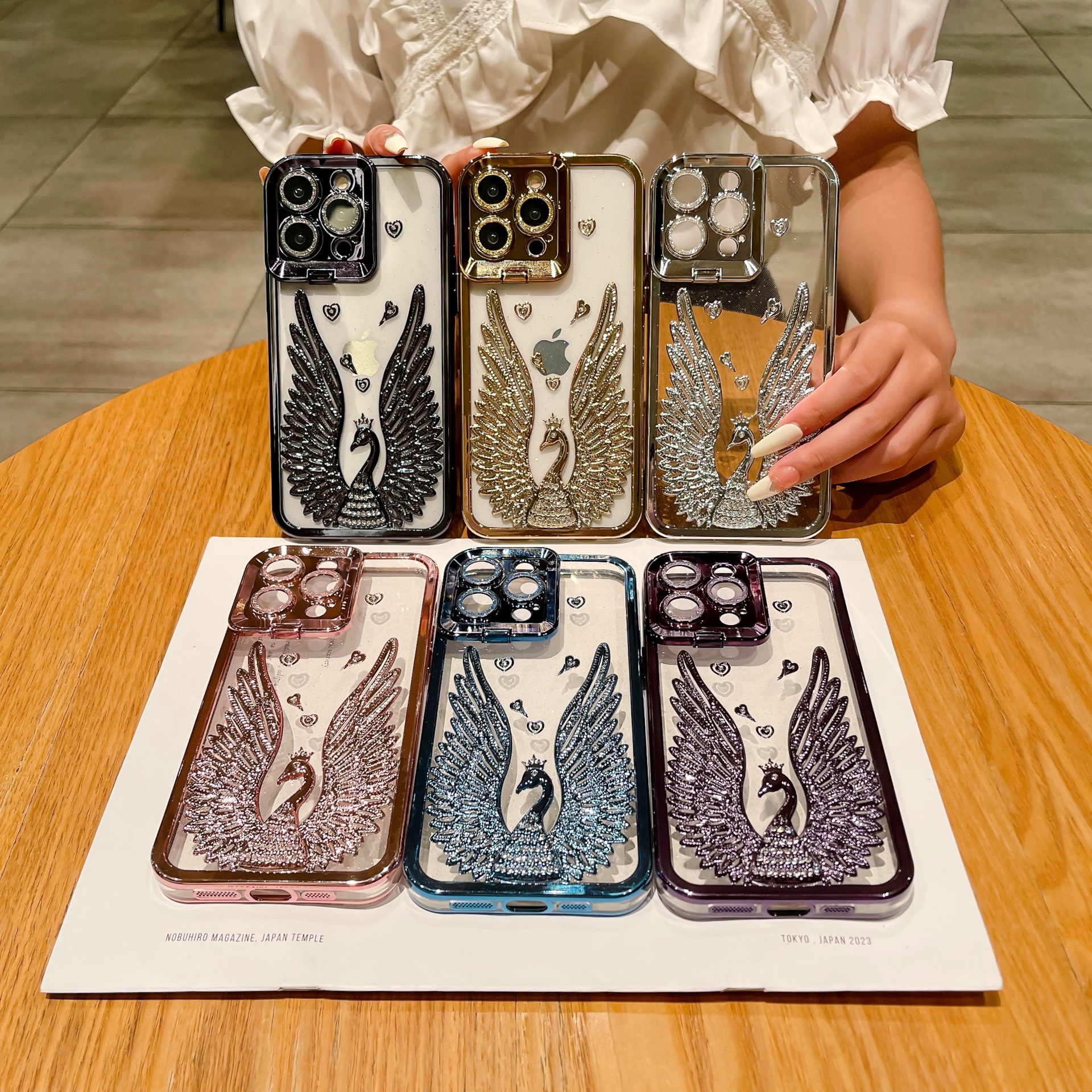 สำหรับ iPhone Luxury Case พร้อมขาตั้งเลนส์
