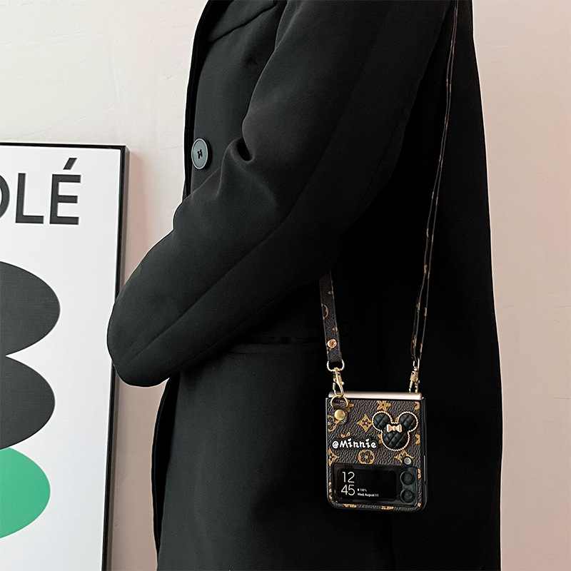 สำหรับ Samsung Galaxy Z Flip5/4/3 การ์ตูน Mickey โทรศัพท์กรณีป้องกัน