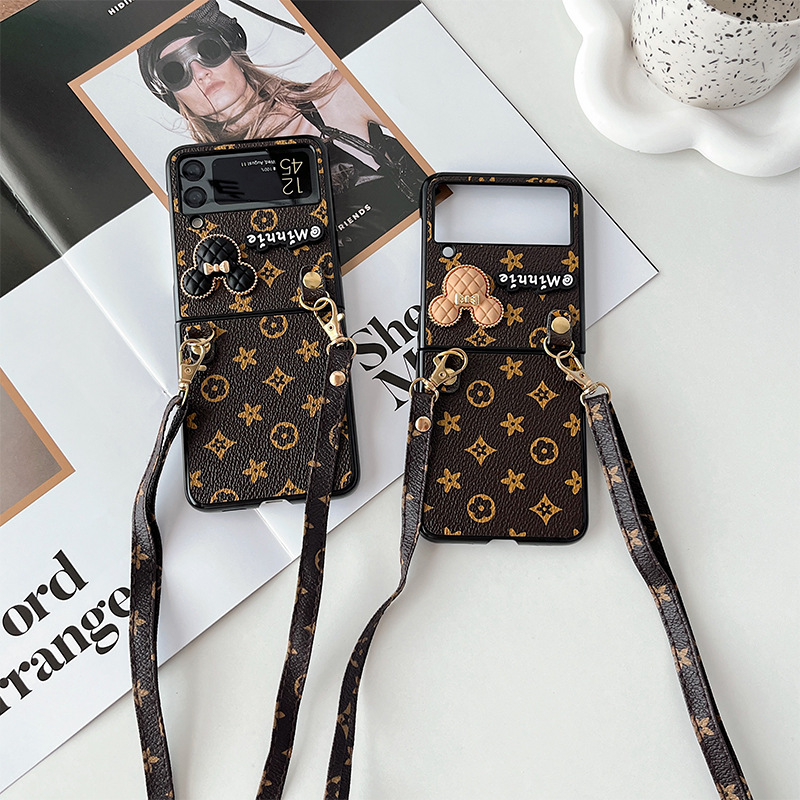 สำหรับ Samsung Galaxy Z Flip5/4/3 การ์ตูน Mickey โทรศัพท์กรณีป้องกัน