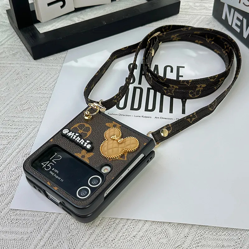 สำหรับ Samsung Galaxy Z Flip5/4/3 การ์ตูน Mickey โทรศัพท์กรณีป้องกัน