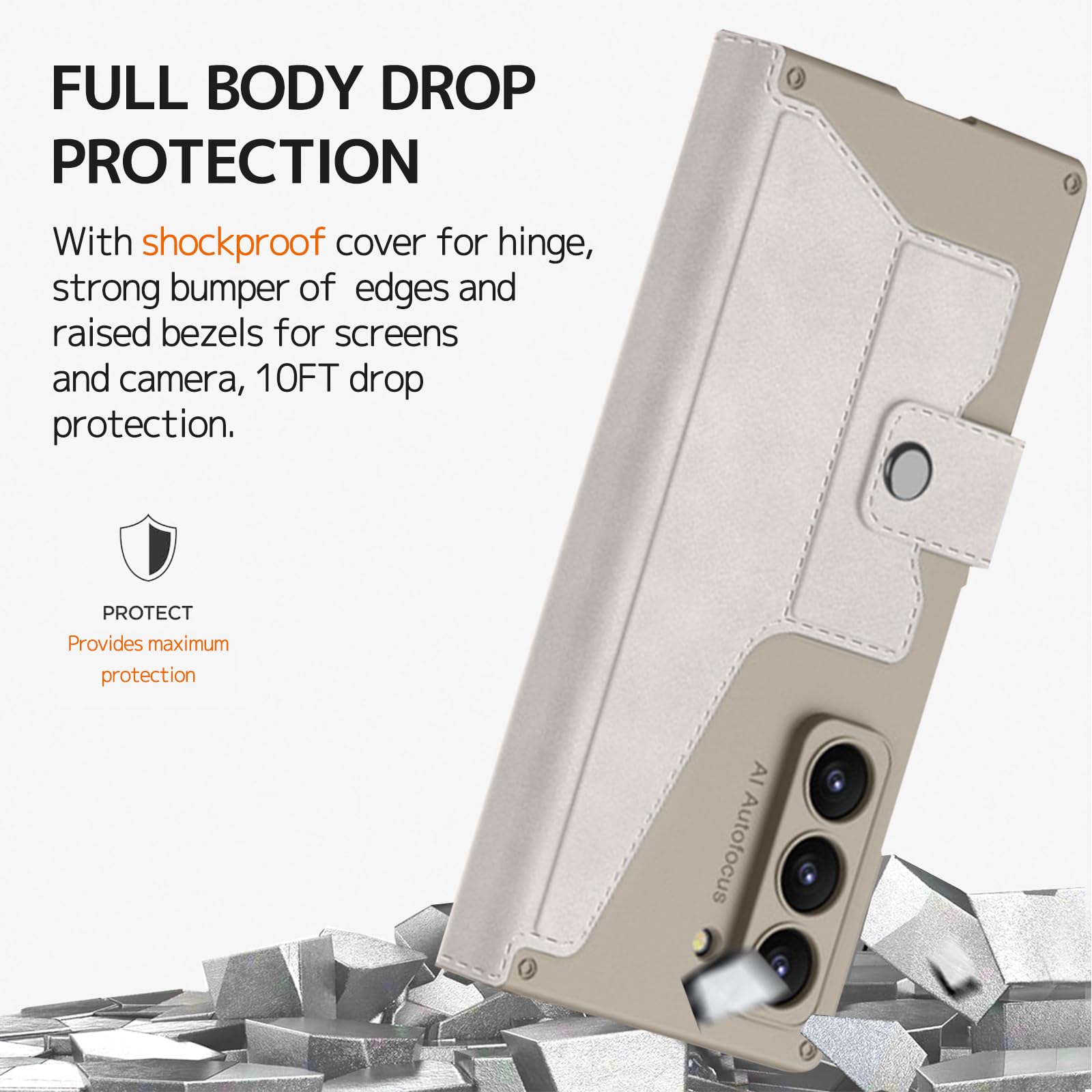 適用於三星 Galaxy Z Fold7/6/5/4/3鎧甲翻蓋帶筆槽全包保護套