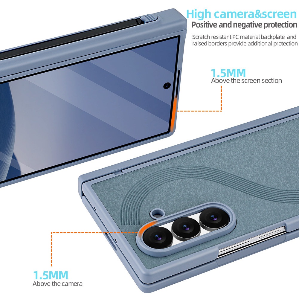 適用於三星Z Fold7/6新款鉸鏈附筆全包保護殼