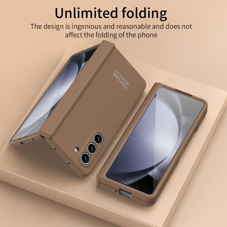 สำหรับ Samsung Z Fold5/4/3 กรณีโทรศัพท์มือถือบานพับแบบเรียบง่าย