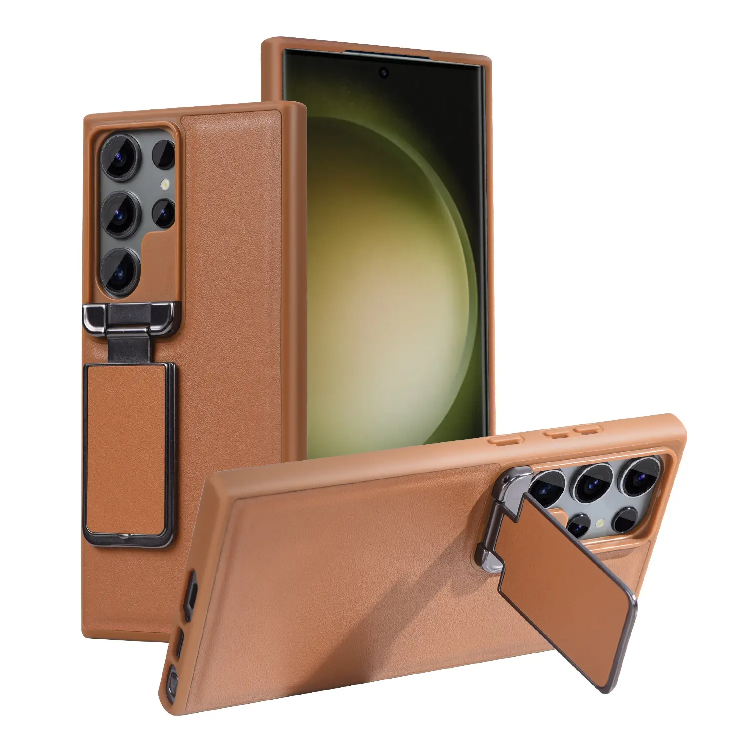 สำหรับ Samsung S Series ผู้ถือเลนส์หนังโทรศัพท์