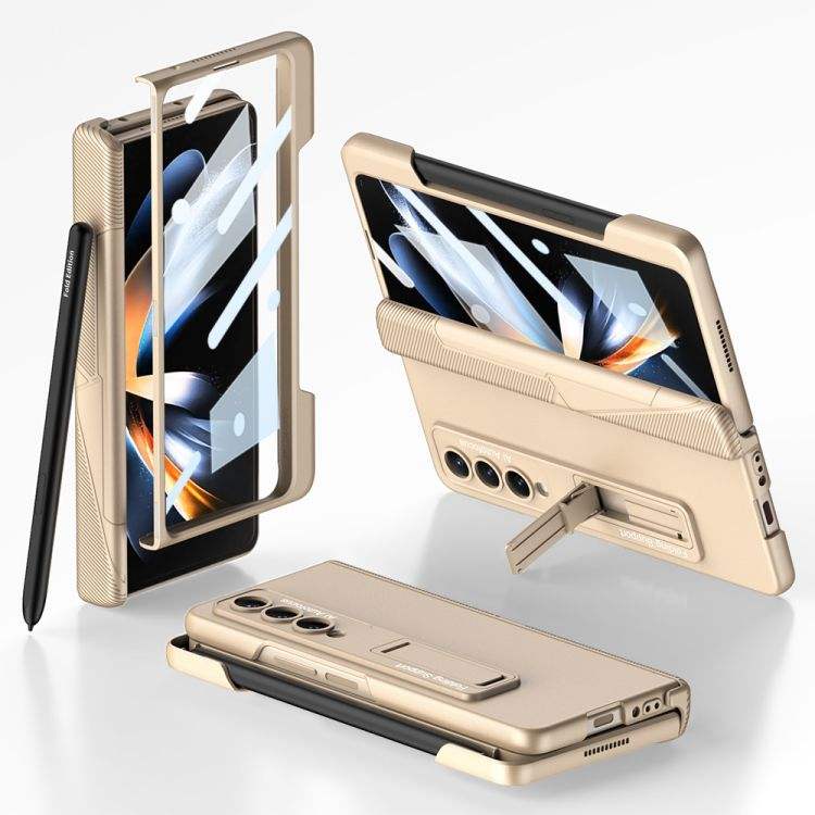 สำหรับ Samsung Z FOLD5 / 4/3 กรณีโทรศัพท์มือถือช่องใส่ปากกาด้านข้าง