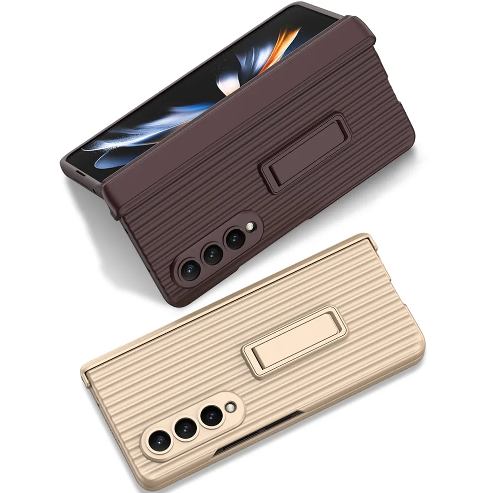 สำหรับ Samsung Galaxy Z Fold5/4/3 กรณีโทรศัพท์เดินทางแม่เหล็กดูดแกนบานพับกรณีฟิล์มผู้ถือทั้งหมดในหนึ่งรวมป้องกันกรณี