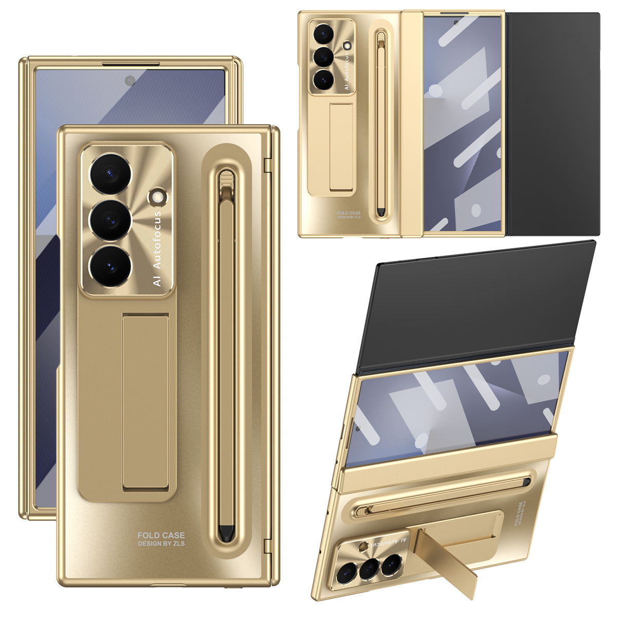 適用於三星Z TriFold/7/6/5/4配筆支架帶鉸鏈保護殼