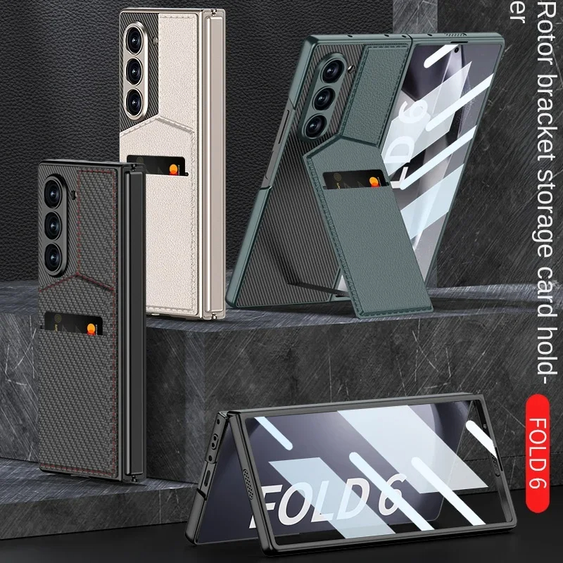 เหมาะสำหรับ Samsung Z Fold6 ที่วางการ์ดโรเตอร์แบบใหม่พร้อมเคสป้องกันการตกหล่น