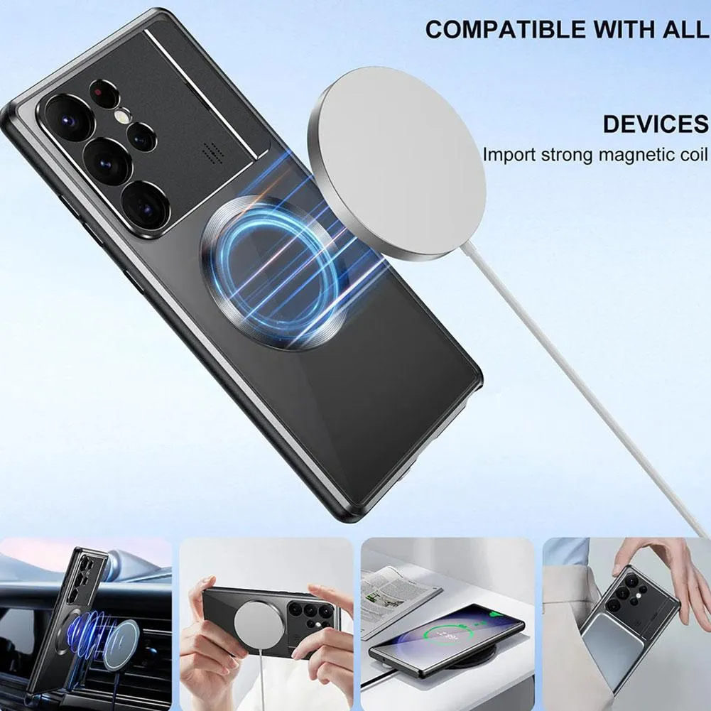 สำหรับซัมซุง s ชุดแม่เหล็กดูดเลนส์ผู้ถือกรณีโทรศัพท์