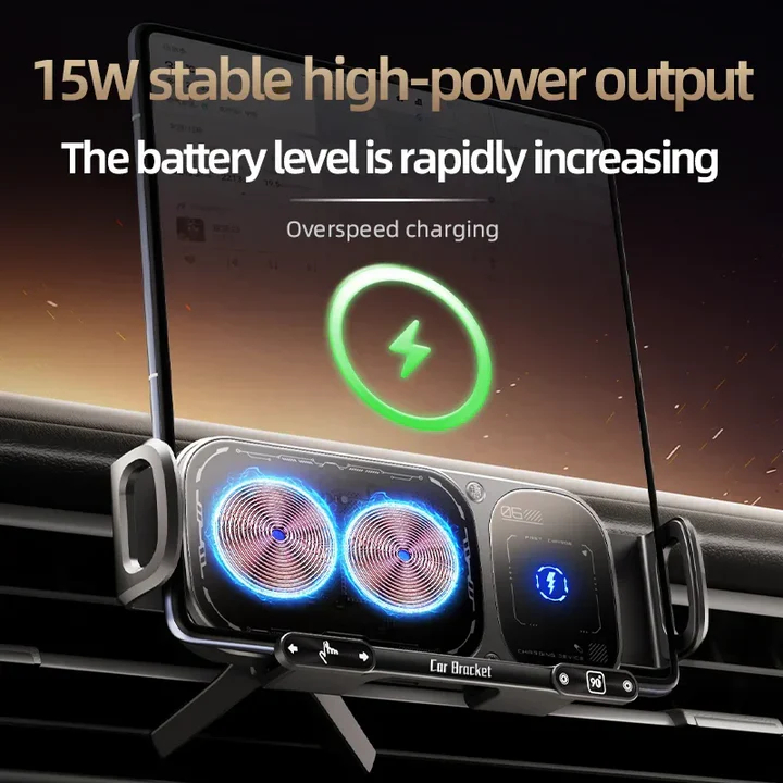 360度旋轉無線車載支架，折疊屏大屏通用版