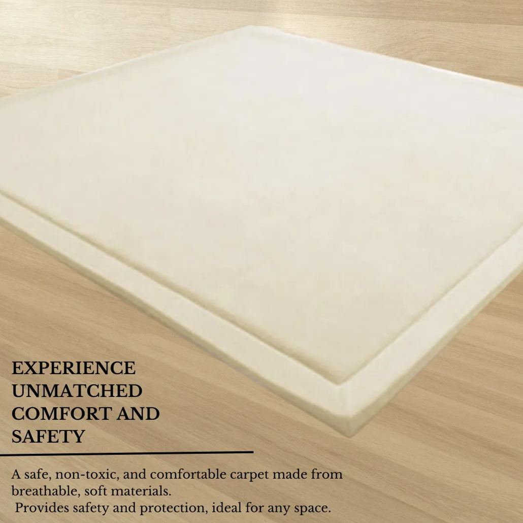 Soft Touch Ultra Plush Memory Foam Tatami Soft Beige Mat