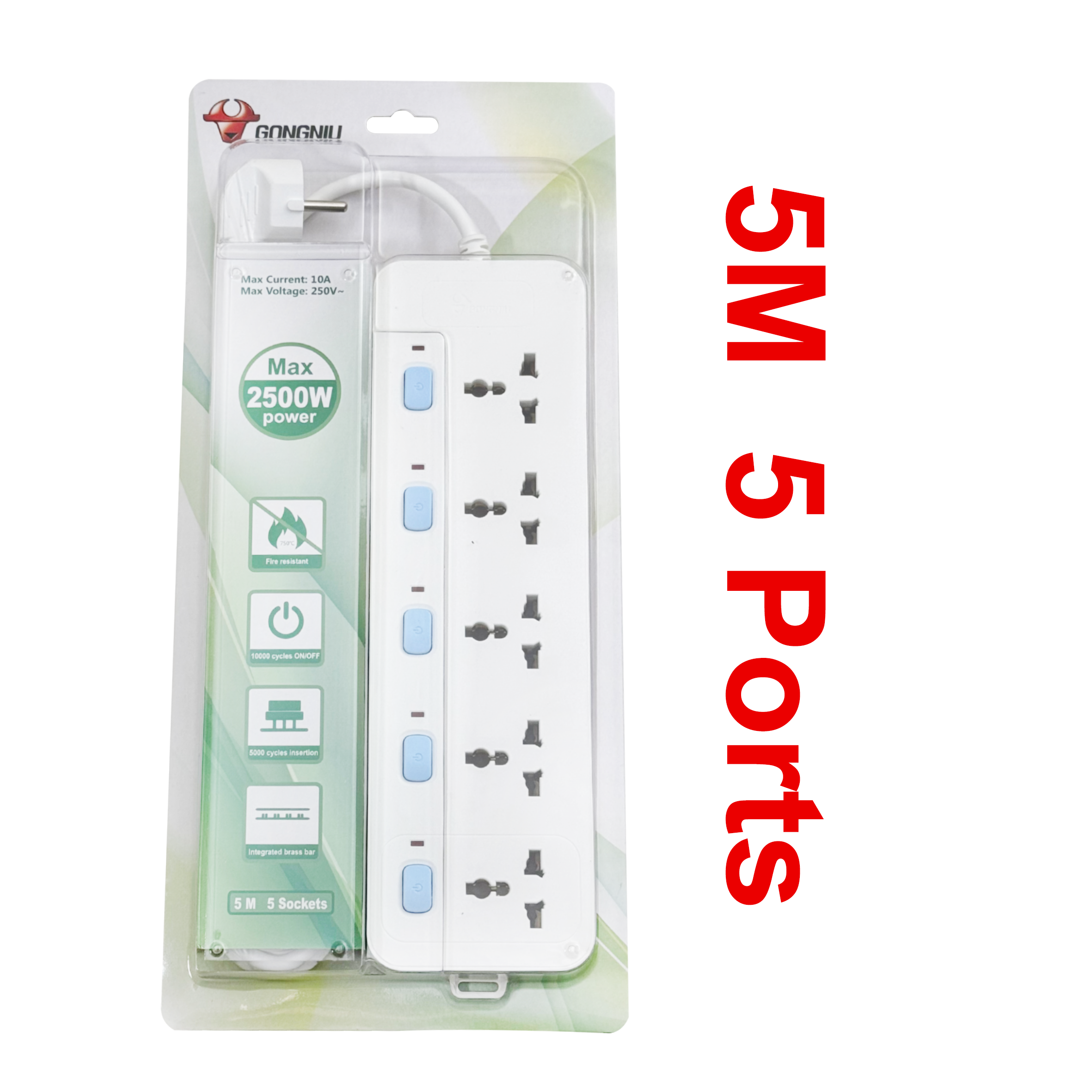 GONGNIU Adapter 5 Ports 5M